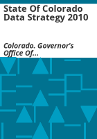 State_of_Colorado_data_strategy_2010