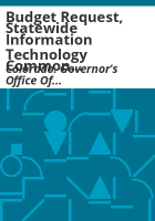 Budget_request__statewide_information_technology_common_policies