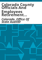 Colorado_County_Officials_and_Employees_Retirement_Association_performance_audit