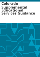 Colorado_supplemental_educational_services_guidance