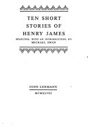 Short_stories_of_Henry_James