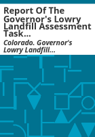 Report_of_the_Governor_s_Lowry_Landfill_Assessment_Task_Force