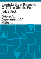 Legislative_report_on_the_Skills_for_Jobs_Act