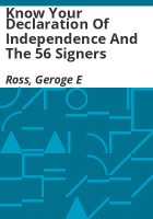 Know_Your_Declaration_of_Independence_and_the_56_Signers