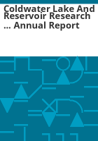 Coldwater_lake_and_reservoir_research_____annual_report